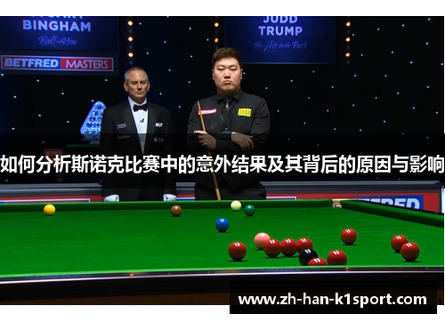 如何分析斯诺克比赛中的意外结果及其背后的原因与影响